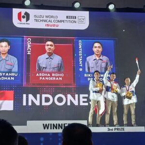 Mekanik Isuzu Indonesia menorehkan prestasi di I-1 Grand Prix