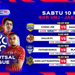 Duel Sengit Cosmo JNE Jakarta Hadapi Sadakata United Aceh Tayang di MNCTV