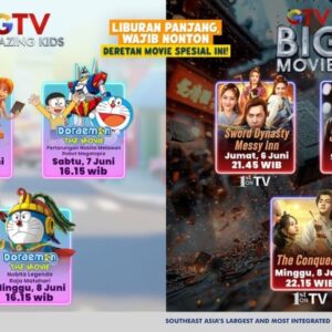 Liburan Tiba! Deretan Movie Terbaru Juga Siap Tayang di GTV Mulai 6 Juni!