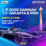 2025 Sarinah Jakarta E-Prix, Sabtu (21/6/2025) di iNews Premium Sports!