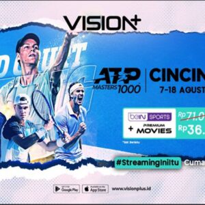 Panasnya Persaingan ATP 1000 Berlanjut! Saksikan Cincinnati Open di VISION+